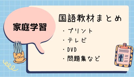 実際に使った発達障害児の家庭学習(ひらがな・カタカナ・漢字・国語まとめ)